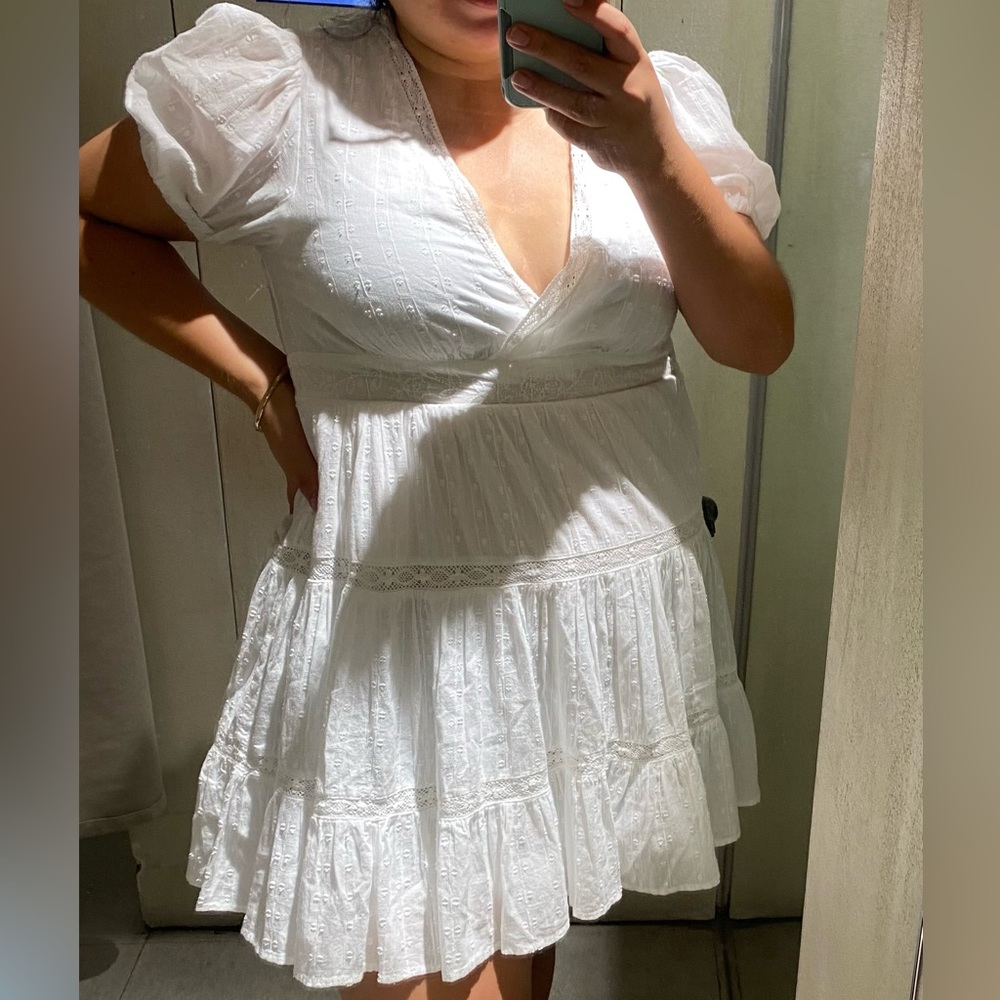 Zara White Dress/ New with out tag